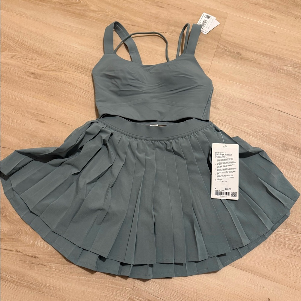 Lululemon Sport bras and mini skorts set - Size 4